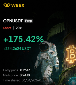 A person dressed as a space astronaut looking at a screen displaying information about trading and Bitcoin.