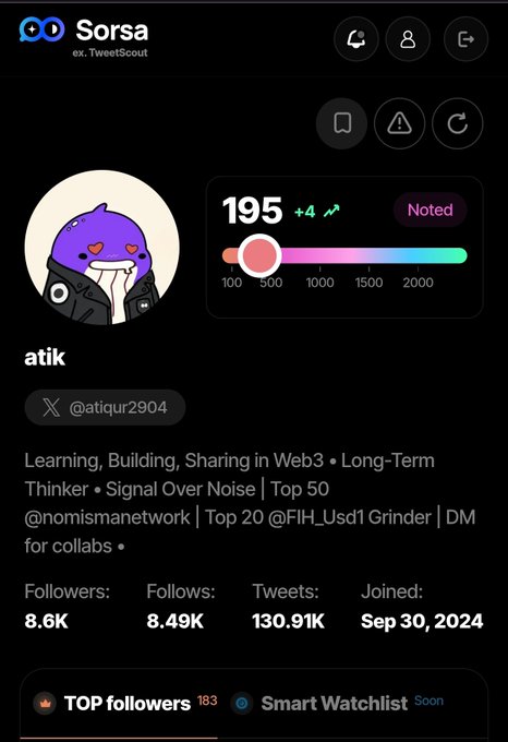 The image shows a social media profile of an account named @MarsChainCN, which has been gaining popularity over time. The account's followers have grown from 8,4K to 13,6K, indicating that their content has resonated with the audience. The post also mentions that the account is in phase 2 and will be ending soon, suggesting a milestone or achievement worth celebrating. Additionally, the account creator has been mentioned as @Atik, which implies that they are actively managing this social media presence.