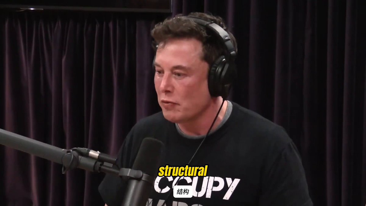 In the image, a man wearing headphones is standing behind a microphone, likely preparing for a radio show or podcast recording session. The background features a curtain that partially covers him, creating an intimate setting. There are also other people visible in the scene, but they are not the main focus of the image. The caption "structural ccupy" suggests that this man might be discussing topics related to space exploration and technology, which could be relevant to the post about Elon Musk.

The image is a part of a larger collection of posts on social media platforms, with various captions and descriptions providing context or commentary on different subjects. The caption "structural ccupy" stands out as it seems to be related to the main subject matter in this particular image.