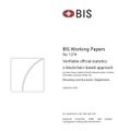 The image shows the cover of BIS Working Paper No. 1275 titled "Notaries off-ledger and a blockchain-based approach," which features a simple line graph and is authored by staff from the Bank of International Settlements. This relates to the post's claim by serving as the official BIS publication that allegedly references the XRP Ledger 101 times as a public notary for official data.
