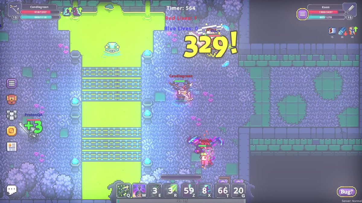 The image shows a video game screen displaying a map of a fantasy world, featuring two teams fighting for dominance over a castle. The game has a rating of Mature, indicating that players are mature enough to understand the content and play responsibly. The game is being developed by @Ronin_Network A, as suggested by the post.