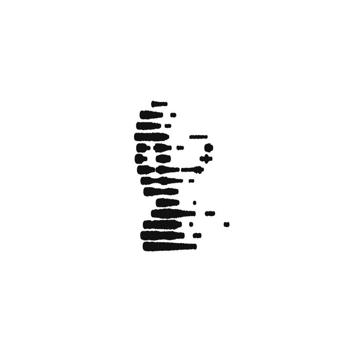 The image appears to be heavily redacted or pixelated, showing only black scribble marks that obscure any readable text or identifying information. This likely relates to the post about being a "KYC (Know Your Customer) holder," with the redaction symbolizing the privacy and censorship of personal identity that KYC processes entail, possibly referencing Jack Butcher's commentary on identity and anonymity in crypto.