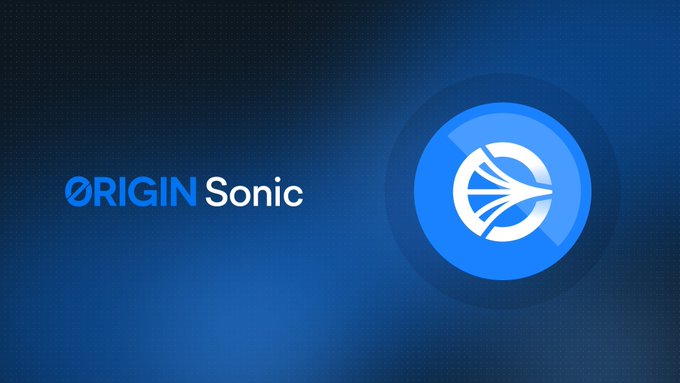 The image displays the "ORIGIN Sonic" logo in blue and white text alongside a circular blue icon. It serves as a branded visual reminder that the Origin Sonic product is winding down, with instant withdrawals still available and app support ending September 26th, 2026.