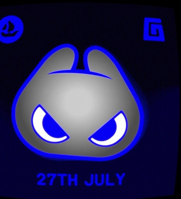 The image appears to advertise something slated for July 27th, as indicated by the text at the bottom of the image. It specifically mentions "July 27 only on @opensea", suggesting that it is a digital collectible or NFT that can be purchased on the OpenSea platform. The accompanying post by @TheGodPull implies that the community eagerly awaits this date, with a countdown or anticipation expressed through the phrase "Clock: Tick... Tick... Tick...". The post of the image also suggests that ownership of this item might be exclusive or coveted, indicated by the statement "Those who get it, will be there," which often implies exclusivity or that it be like a badge or sign for a special group. The actual NFT is designed to be vibrant, attracting attention to the event or release that is scheduled for the mentioned date.