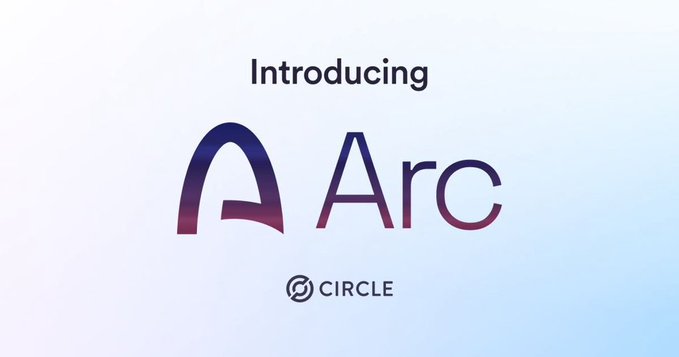 Introducing Arc by Circle, featuring the Arc logo in dark blue and magenta gradient.
