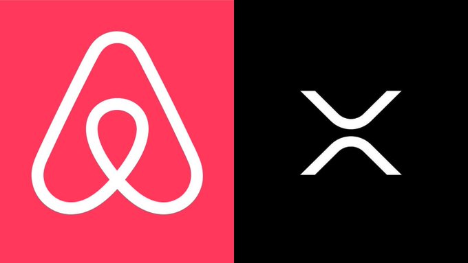 The Airbnb and X (formerly Twitter) logos are displayed side by side on red and black backgrounds respectively.