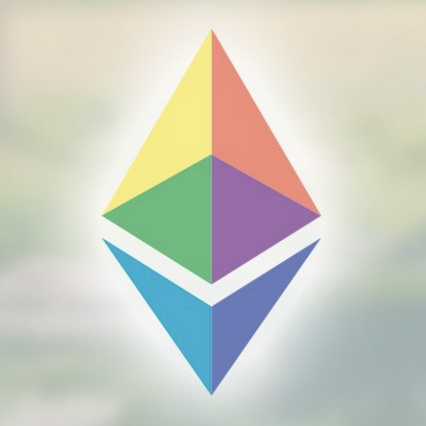 The image features the colorful, octahedral Ethereum logo against a soft, blurred background. It visually represents Ethereum, directly relating to the post's announcement about the Ethereum Foundation's roadmap updates, including Hegotá EIPs and a quantum-resistant L1 target for December 2029.