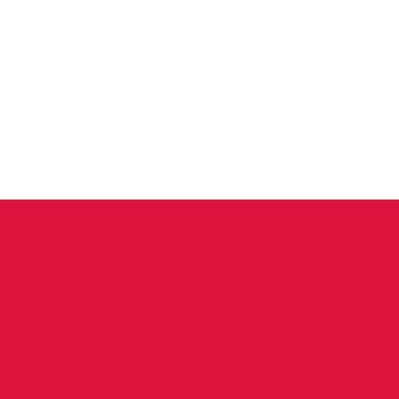 The image shows the Polish flag, featuring its characteristic two horizontal bands of white (top) and red (bottom). This national symbol is used to visually represent Poland in connection with the news that the country's parliament failed to override the president's veto of a cryptocurrency regulatory bill.