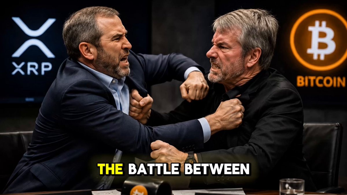 "XRP vs BITCOIN For years, Bitcoin dominated the conversation. Now XRP is fighting for a seat at the table as institutions, regulators, and governments reshape the future of finance. The battle is far from over. Who wins?".