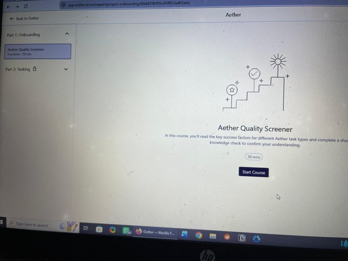 The image shows a computer screen displaying an online learning platform called Aether Quality Screenner. The screen has a white background with black text that reads "Aether Quality Screenner" at the top, followed by "50 minutes left". The screen also displays a course menu and a list of courses available for completion. 

The post on the website is titled "Aether turns T2v assessment into 50 minutes", which suggests that the platform has been adapted to provide shorter, more focused assessments for students. This change allows students to complete their coursework in less time than traditional assessments, potentially increasing engagement and motivation.