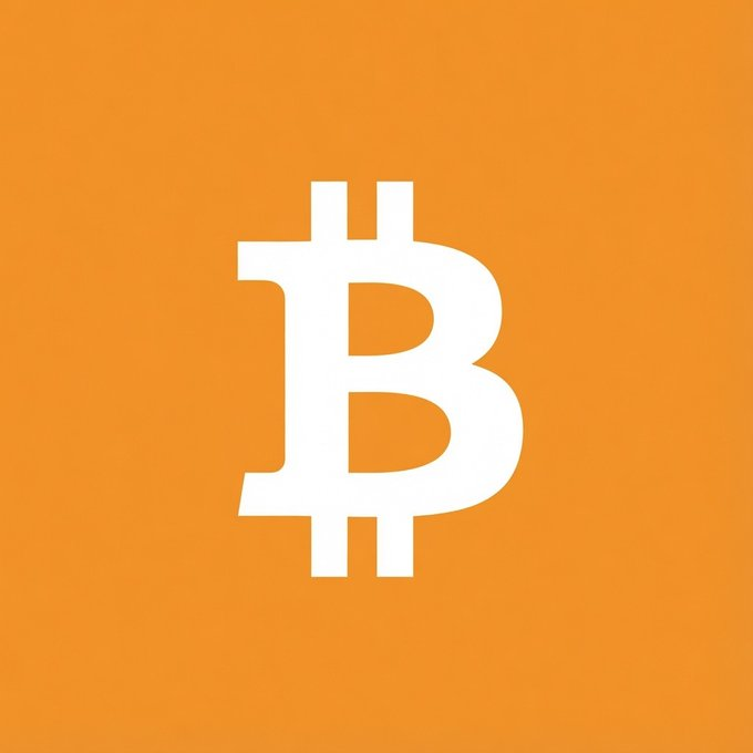 The image shows the Bitcoin (₿) logo in white on an orange background. It serves as a visual representation for the accompanying news about Bitcoin ($BTC) hovering just below $80,000 amid renewed Federal Reserve rate hike concerns following stronger-than-expected U.S. jobs data.