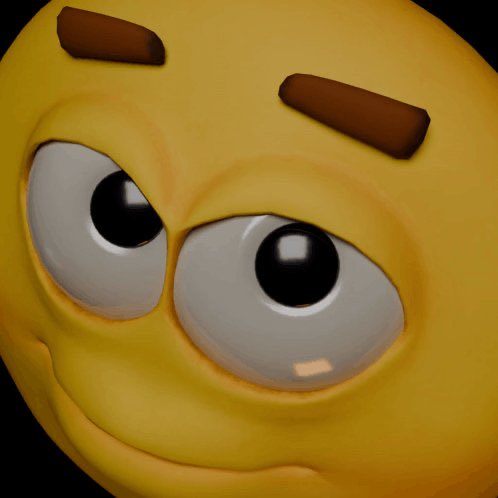 A skeptical, side-eye emoji conveying doubt or suspicion about the claim that current altcoin trading is harder than in 2014, when illiquid markets made trading difficult and unprofitable.