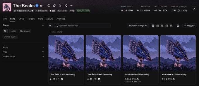 The image shows a webpage with three different pictures of birds, each accompanied by a caption about them. The first bird picture is located at the top left corner, while the second one is situated towards the center-left side of the page. The third bird picture is placed in the bottom right corner. The post mentions that the best cook of the month has been chosen for this particular image and provides details about how it was selected.