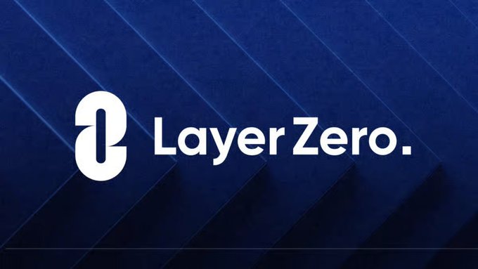 The "Layer Zero" logo displayed in white text and icon on a dark blue background with diagonal lines.