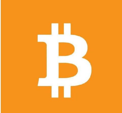 The Bitcoin (BTC) logo displayed as a white stylized 'B' symbol on an orange background.