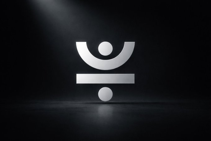 A stylized silver symbol resembling a human figure with raised arms floats against a dark, dramatically lit background, visually evoking themes of elevation and innovation. The minimalist icon pairs with the post's message about how liquid staking is transforming TRX (Tron) by freeing staked assets from being locked away, giving users both yield and flexibility.
