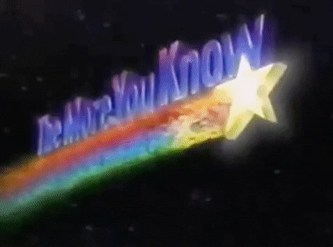 The image features a colorful starburst graphic, which includes a yellow star at its center with blue rainbows swirling around it. The text above the starburst reads "teMore You Know", suggesting that this might be an advertisement or promotional message related to knowledge or learning. At the bottom of the image, there is a post discussing why people should buy a particular product called "Machi the bored ape whale". The main focus seems to be on promoting Machi and his "knowledge" while making it relevant to the context of the graphic featuring the starburst design.