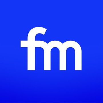 The image shows a blue square logo with the white lowercase letters "fm," likely representing Figure Markets (formerly known in the crypto space). It visually reinforces the post by branding the announcement that a major regulated custody operator is now running validator/consensus infrastructure for the XDC Network.