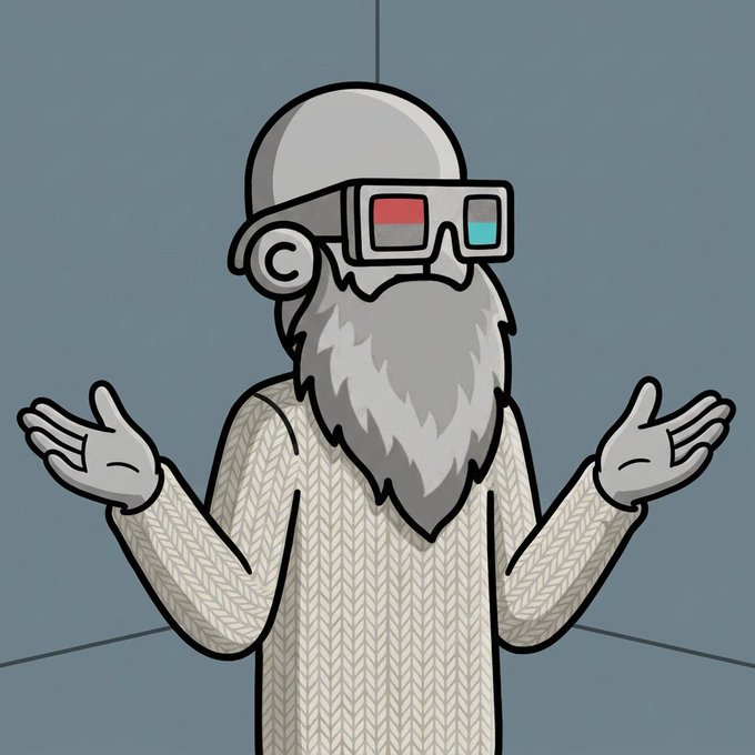 The image features a cartoon man with a beard wearing glasses, standing against a blue background. He has his arms outstretched as if he's trying to explain something or express an emotion. The caption below the image reads "Hey guys ... what happened? Where zero?" and "@npconchain". This suggests that there might be some sort of discussion or problem being addressed in the post, possibly related to a math problem involving division with regrouping (also known as long division).