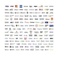 A grid of numerous small cryptocurrency project logos arranged in rows, featuring recognizable crypto brand icons but no legible text or ticker names at this resolution. The image appears to be a visual representation of a diverse blockchain/crypto ecosystem, illustrating the broad network of projects that Pi Network's partnership with Open Standard and Open USD (OUSD) aims to connect with and expand.