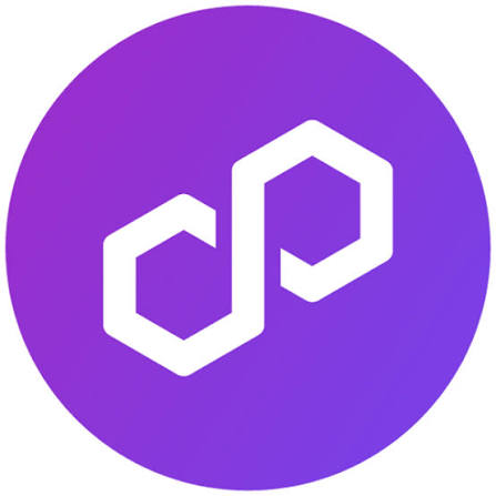 A purple circular logo with white interconnected hexagonal shapes.