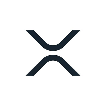 The image displays the XRP logo, featuring its distinctive dark navy "X" symbol. This branding ties directly to the news that XRP has emerged as the top-performing cryptocurrency among the top 10 over the past week.