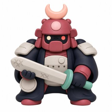A 3D-rendered character in red and dark armor with a horned helmet, holding a bat marked with 'XX' symbols.