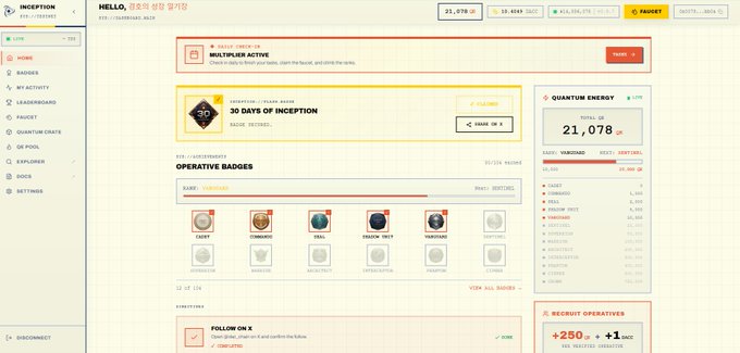 The image shows a computer screen displaying a website called "Hello!". The website has a grid layout with various sections, including a section for "Operative Banners" and another one for "Creative Energy". There are also several other tabs open on the page, suggesting that it is a comprehensive and well-organized site.
