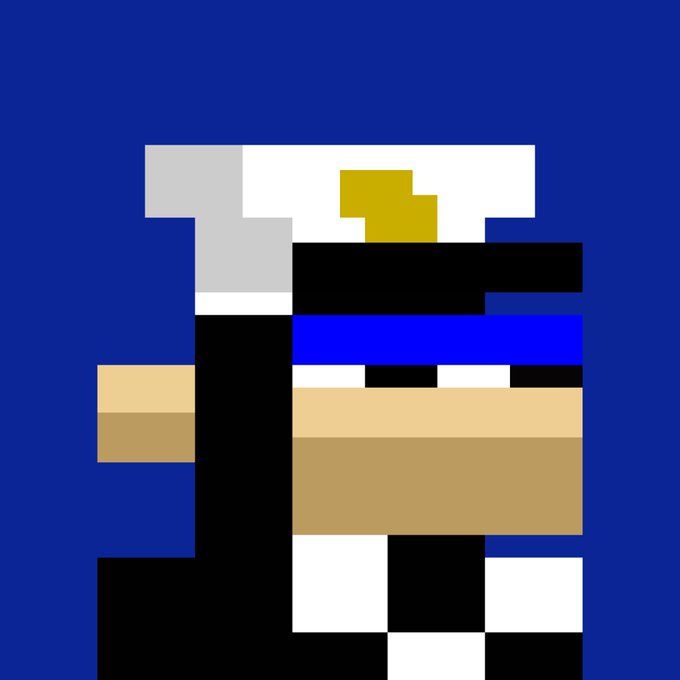 The image features a cartoon character with blue eyes, wearing a white shirt and black pants. The character appears to be a robot or a person from another world, as they are depicted in a pixel art style. The background of the image is a solid blue color that contrasts with the character's attire. There is no text present in the image, but there is a caption at the bottom which reads "Don't forget to sendnodes today @nodemonkes". This caption seems to be related to the image or its creator, possibly indicating an event or milestone involving the character or the post itself.