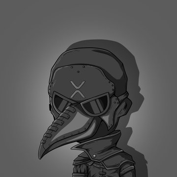 The image features a cartoon character wearing a mask that resembles a bird's head, with goggles and glasses. The character appears to be a robot or machine-like figure, possibly from an XR game. The character has a black and white color scheme, giving it a classic and timeless appearance. The post is titled "Love art Love xrp Love nft Love @xrpcafe", which suggests that the image might have been created for an XR game or related content.

The character's design and the accompanying text create a sense of nostalgia and connection to the past, evoking feelings of love and appreciation for the art form. The post seems to be promoting the XR gaming experience, as it features a robot-like figure that is often used in games like XRPS or similar titles.

The image's focus on the character and its design elements highlights the artistic and creative aspects of the XR gaming world, while also emphasizing the nostalgic and timeless appeal of classic art forms.
