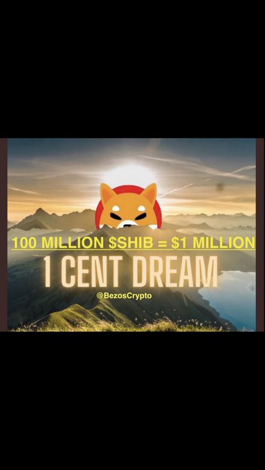 The image features a large graphic of a Shiba Inu cat character wearing headphones and looking down at its camera as if posing for a picture. Above this, there is text written in an orange font that says "100 Million $SIBH = #SHIBARMY #AMC #BKKT Positive Thoughts Are Vital For Abundance I Am Now Attracting An Abundance Of Money, Health & Great People Into My Life!". The Shiba Inu cat seems to be the main focus of the image.