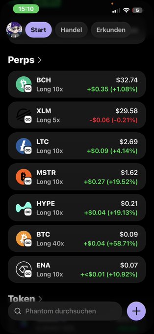 The image shows an iPhone screen with text from a cryptocurrency trading app. The post talks about the cryptocurrency world, Bitcoin, and Ethereum. There are many cryptocurrencies listed, including Bitcoin and Ethereum, along with their current values. Some of these values have been marked up or down, indicating market trends. The conversation focuses on how to trade and understand the currency fluctuations in the crypto world.