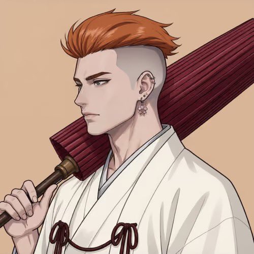 An anime-style illustration of a red-haired warrior in a white robe carrying a large wooden staff over his shoulder, evoking a determined "ready to fight" spirit that mirrors the post's motivational tone about pushing forward in the BeldexCoin campaign. The warrior's battle-ready stance symbolizes the perseverance and courage the poster encourages.