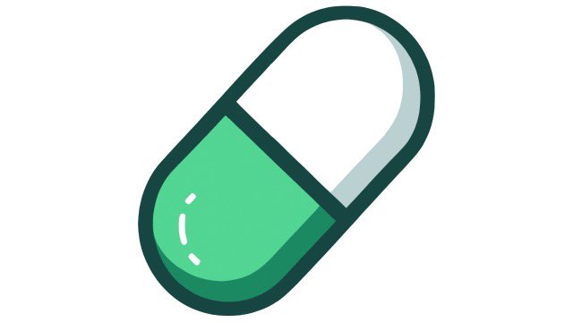 A green and white capsule pill, symbolizing medicine or relief, visually reinforces the post's sentiment that the product "saved" users from boredom and restored enjoyment to on-chain trading.