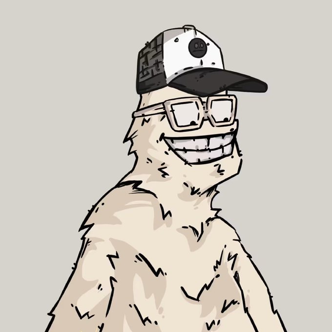 The image features a cartoon character with white hair wearing glasses and a hat, giving off a friendly vibe. The caption reads "If you watched DOB grow on SEI, you already know this is just a fraction of its real potential! Community locked in, dev super active, and the whales coming in aren’t playing. Hoping it keeps climbing". This post seems to be promoting a sense of humor or lightheartedness by using a cartoon character as an example for the community's engagement with content on SEI.