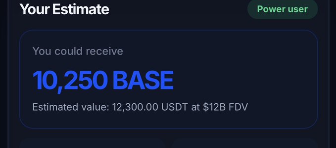 The image shows an email screen with a message from a company about an Airdrop. It appears that the company has sent 10,250 USDT worth of Base to the user's account. The text in the email reads "We got the Base airdrop! Would $10K satisfy you?". This indicates that the user has received a valuable item for free and is being offered a monetary reward for their participation.