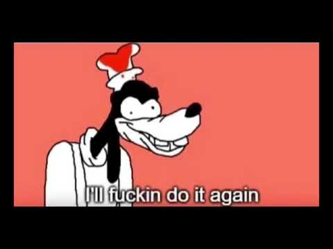 A classic internet meme of the cartoon dog 'Pepe' with the caption 'I'll fuckin do it again'.