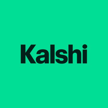 The image features a green background with the word "Kalshi" written in black text at the top of the frame. Below this, there's a caption that reads "BREAKING: Kalshi has officially launched LINK perpetual futures, the first by a CFTC-regulated US company." The caption is positioned below the word "Kalshi", and it provides additional information about the post.