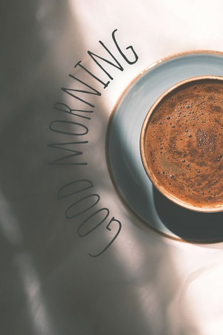 The image features a cup of coffee sitting on top of a white plate against a gray background. The phrase "Good morning" is written above the cup of coffee, suggesting that it's time for a new day or a fresh start. The text also mentions Bitcoin and the 4-year cycle, which could be related to the current state of cryptocurrency markets or the concept of cycles in general.

The image does not contain any other objects or people, making it a simple yet thought-provoking composition that invites viewers to consider the idea of new beginnings and the potential impact on various aspects of life.