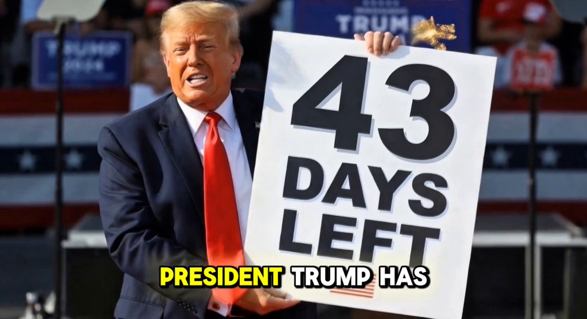 The image features a man wearing a suit holding up a sign that says "43 days left" with the number "43" written on it. The background of the image shows an American flag, which suggests that this event might be related to the United States or has some connection to American culture. The post also mentions Ripple, a cryptocurrency exchange, and how it could potentially gain access to U.S. payment infrastructure if approved by the Federal Reserve.