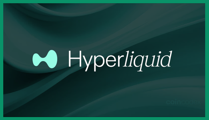 The image features a logo for Hyper Liquid that has a green background with white text. The text reads "HYPERLiquid" written in white letters, which are set against a dark blue color. There is also an image of a wave below the logo, adding visual interest and reinforcing the theme of liquidity.