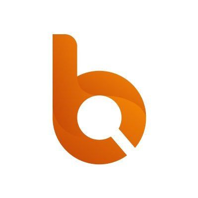 An orange logo featuring a stylized lowercase "b" with an integrated magnifying glass design, likely representing the Byzanlink brand referenced in the post about tokenized real-world assets. The magnifying glass element visually reinforces the post's theme of exploring and examining the infrastructure needed for institutional adoption.