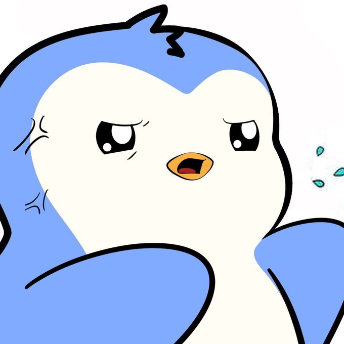 A sad-looking Pixton penguin character with a distressed expression, clutching their head while a few tears fall nearby. The image relates to the post about someone wanting something returned, capturing the emotional plea of the upset penguin.