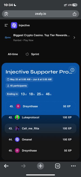 izaly.io's website is displayed on a phone screen, featuring a blue header with white text and a black background.