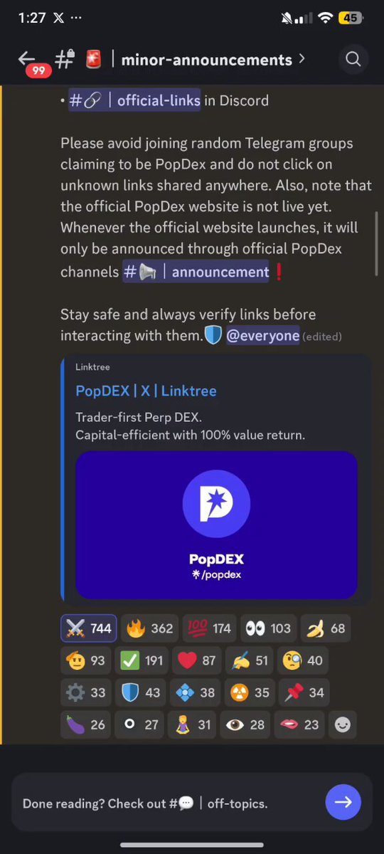 The image displays a screenshot from an online post, including information about a POPDEX snapshot with around 31,000+ members. The main focus of the image is that there are 1,233 active server posters out of the total membership of 12,852 people. It appears that some roles have limited supply and are currently unclaimed by their owners, as only 10-20 people seem to be actively participating in these roles (less than 0.1%). The post mainly discusses an upcoming role in the community, which is being advertised with a pop-up window on a phone screen.