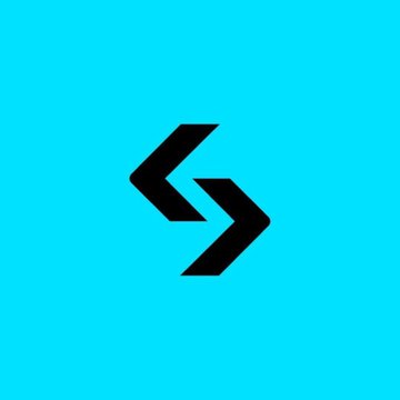 The Bitget logo, a black stylized 'B' with arrow-like chevrons, displayed on a bright cyan square background.