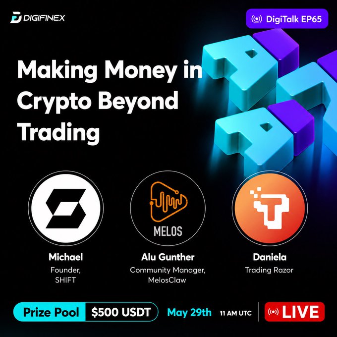 The focus of the poster or advertisement is creating income from cryptocurrency, specifically focusing on Bitcoin trading. The image features three individuals standing next to each other, possibly representing different roles within the Crypto Trading community, such as builders, traders, or managers. All are involved in the development and operation of a Crypto Trading Pool that offers prizes for those who can successfully utilize crypto-currencies like Bitcoin to generate income.