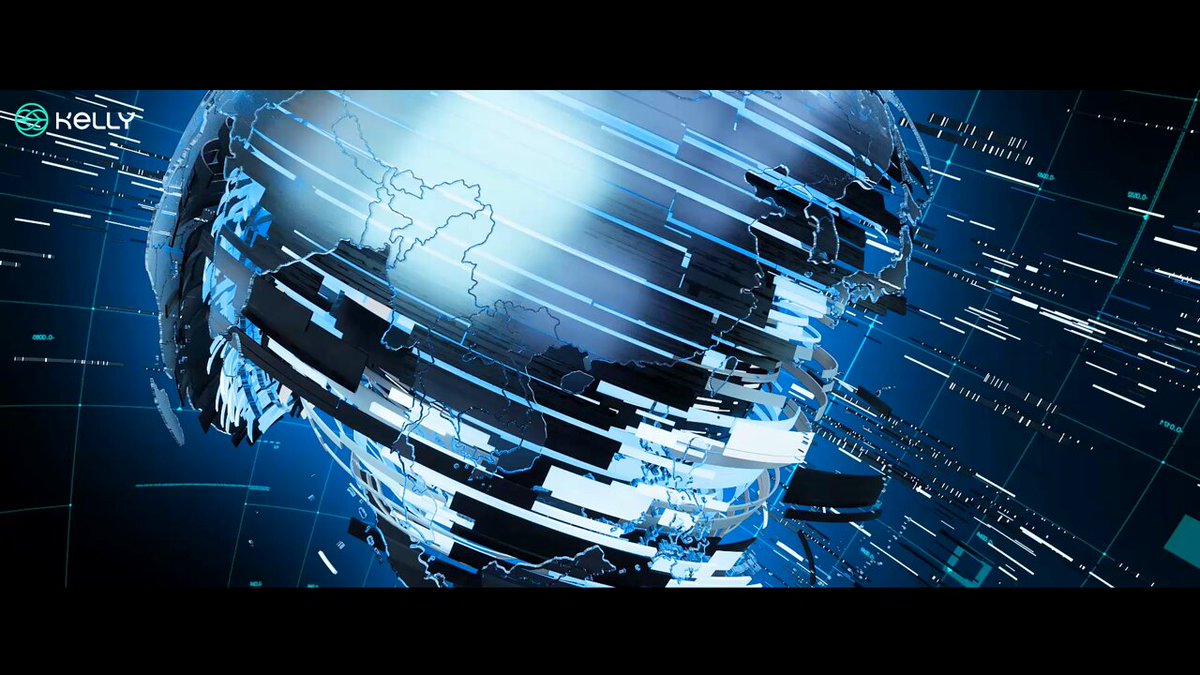 The image features a globe with a blue background, which appears to be floating or spinning due to the use of green lines that give the impression of motion. The caption below the image reads "Kelly Protocol is building the first entry point for cognitive value in the ecosystem. Prediction brings cognitive data. Finance brings real value creation. # KellyProtocol #DeFi #Web3 #KELP #KELL youtu.be/bGS8bdmVL3M?si". The image seems to be related to a social media post or advertisement, as it is promoting Kelly Protocol and its services in the context of cognitive value creation.