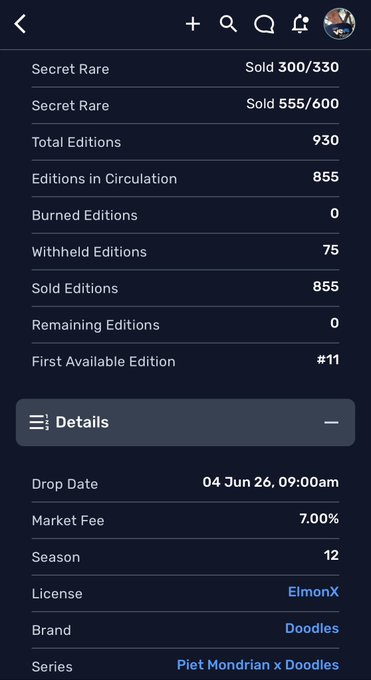 The image shows a phone screen displaying various data points, including details about a book release date for "Deadline to redeem" and information about a popular podcast named "ElmonX". The main focus of the image appears to be related to this "Deadline to redeem" event. The viewer's attention is drawn towards the bottom of the frame where the text mentions that "The VeVe" minted on @CollectChain will likely become scarce than they already are!". This suggests a potential scarcity or limited availability of the VeVe minted on @CollectChain, which may be an indication of increased demand or popularity for this particular book release.