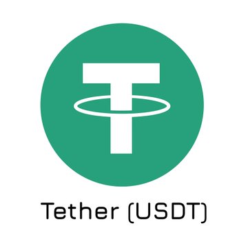 The image displays the Tether (USDT) logo, a green circle with a white "T" symbol encircled by a ring, with "Tether (USDT)" written below. It visually represents the cryptocurrency mentioned in the news about needing to comply with the US GENIUS Act by July 2028 to remain on US crypto exchanges.